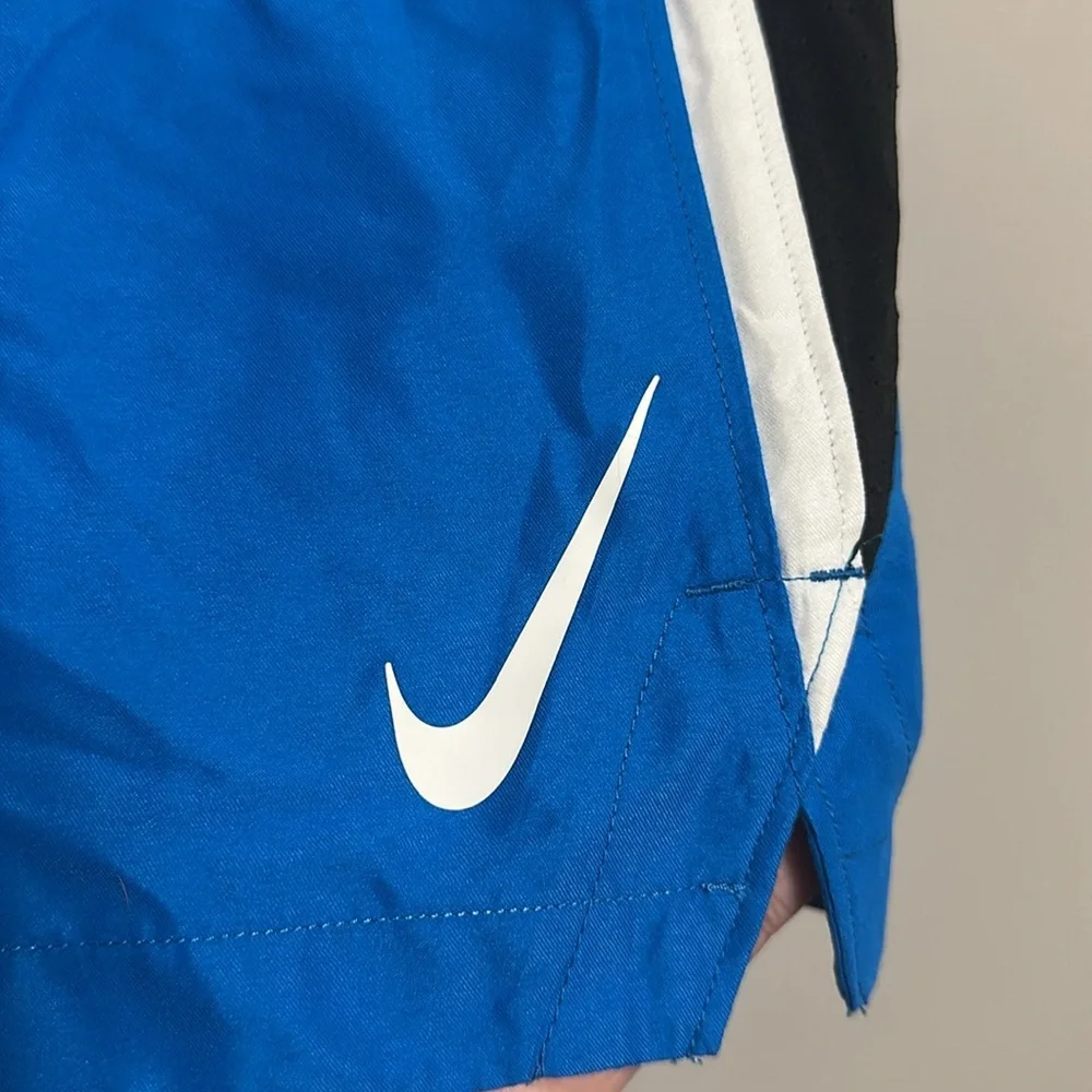 Nike Men's 8” Core Contend Volley Swim Trunks Small Blue Black - Picture 5 of 9